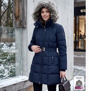 Nuage Down Filled Belted Puffer Coat